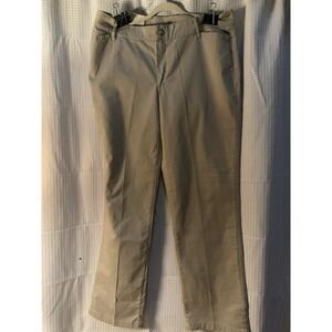 Ladies Riders By Lee Plain‎ Front Straight Leg 18L Khaki Pants